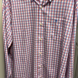 Southern Tide Multicolor Plaid Button Down Shirt